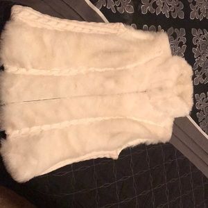 Faux fur vest